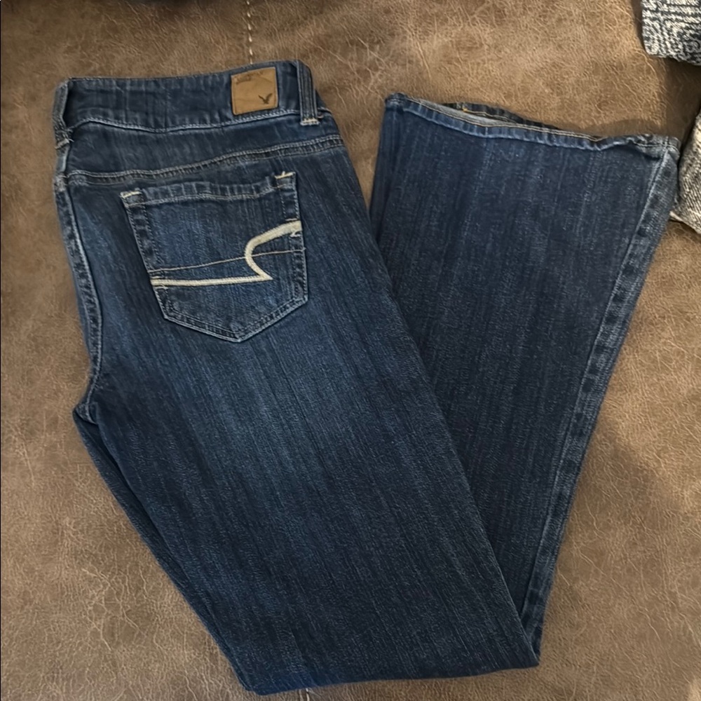 American Eagle Outfitters Blue Boot Cut Jeans
